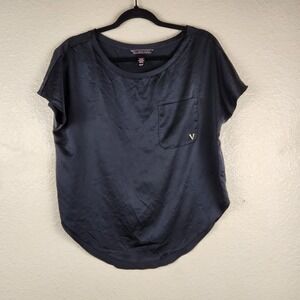 Victorias Secret Sleep Shirt Womens Size XS‎ Black